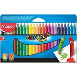 Maped Maped, Wachsmalstift COLOR'PEPS WAX, 24er Kartonetui