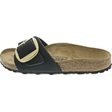 Birkenstock Madrid Big Buckle Nubukleder schwarz 38