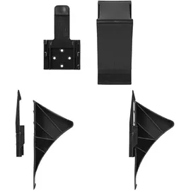 PRO PLUS 4x Unterlegkeil Auto Schwarz Set zum Ausgleichen – max. Achslast 1600 kg Auffahrkeile mit Halterung für sicheren Stand