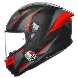 AGV K6 S Slashcut Schwarz/Grau/Rot