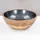 levandeo Schüssel 21cm Mango Holz Grau Perlmutt Emaille Schale Bowl Salatschüssel Deko - Braun
