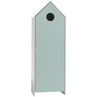Vipack Kinderkleiderschrank Casami 57,6 x 171,3 x 37 cm Holzwerkstoff grün-weiß