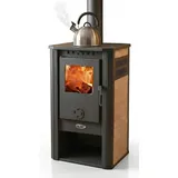 Blist Kaminofen Atene S 4.0 Keramik Creme, 7,5 kW schwarz