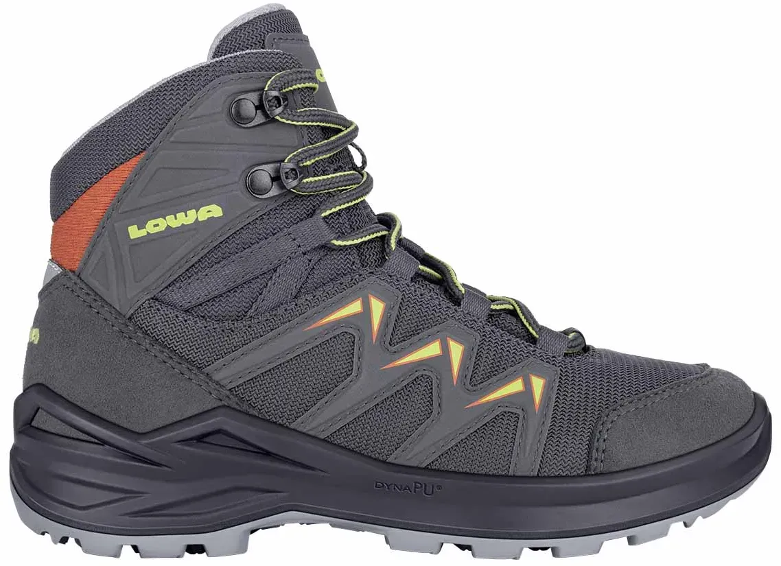 Lowa Teenager Innox Pro GTX Mid Multifunktionsstiefel, 42 - GRAPHIT/AVOCADO