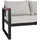 Mendler HWC-L26 Loungeset hellgrau