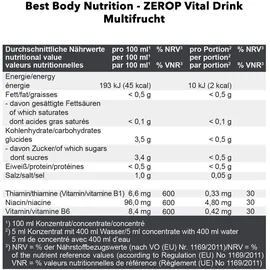 Best Body Low Carb Vital Drink Multifrucht 1000 ml