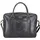 Buckle & Seam Everett Aktentasche Leder 38 cm Laptopfach grau