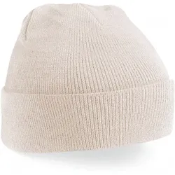 Beechfield  Kinder-Mütze Bonnet revers  Original  in Beige, Einheitsgrösse