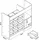 [en.casa] Kinderregal Søndreland 80 x 90 x 30 cm Spanplatte blau/grau
