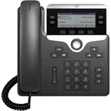 Cisco CP-7821-3PCC-K9= Systemtelefon,VoIP LC-Display Schwarz, Silber