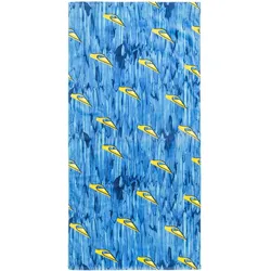 Badeponcho QUIKSILVER "Freshness", blau (marine blau), 100% Baumwolle, Hausmäntel