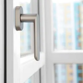 SOTech Fenstergriff SAM Edelstahloptik mit Befestigungsmaterial