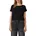 Fließendes Jersey-Shirt Schwarz 48