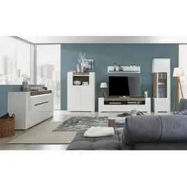 Sconto Couchtisch La Vita ¦ weiß ¦ Maße (cm): B: 67 H: 48 T: 67.0