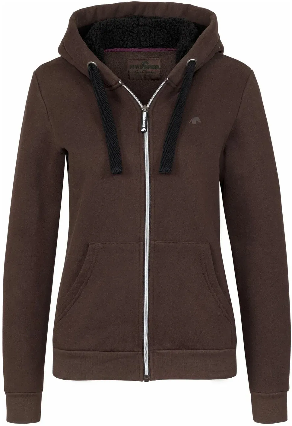 black forest Sherpakapuzen-Sweatjacke chocolate XS