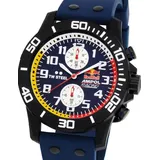 TW-Steel CA6 Herrenuhr Carbon Red Bull Ampol Racing Chronograph 44mm 10ATM - Blau/Blau