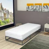 vidaXL Matratze 90 x 200 cm 7 Zonen Taschenfedern 20 cm H3