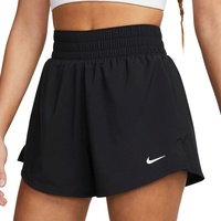 Nike One Dri-FIT 2-in-1-Shorts mit hohem Taillenbund für Damen schwarz
