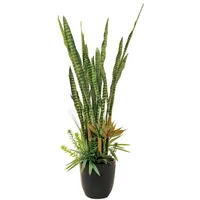 Europalms Sukkulenten-Mix, Kunstpflanze, 190cm