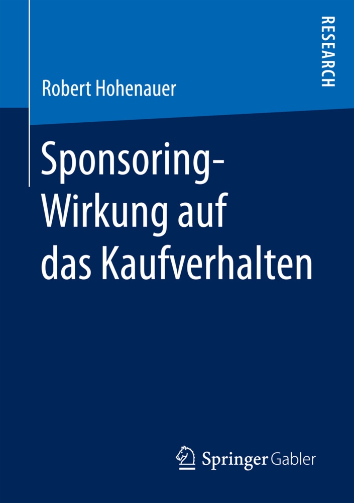 Sponsoring-Wirkung Auf Das Kaufverhalten - Robert Hohenauer  Kartoniert (TB)
