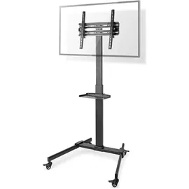 Nedis TV Bodenständer 32-55" 73 x 172,5 x 71,5 cm Schwarz Metall/Stahl