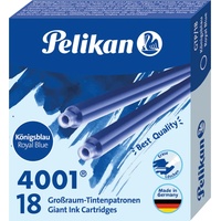 Pelikan Großraum-Tintenpatronen 4001 GTP/18, königsblau