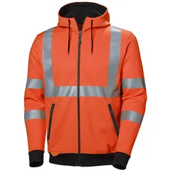Warnschutz Kapuzen-Sweatjacke "ADDVIS" - S - Orange