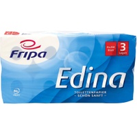 Fripa Toilettenpapier Edina 3-lagig, hochweiß