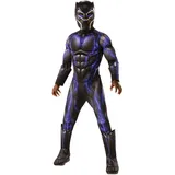 Rubies Rubie's Offizielles Luxuskostüm Black Panther, Avengers, Kampfanzug, Kindergröße L, 8-10 Jahre, Körpergröße 147 cm, Mehrfarbig Halloween