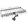 Grillpeter Mangal XXL Drehspießaufsatz 80 cm silber