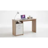 FMD Schreibtisch Jackson Eiche Nachbildung/weiß