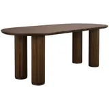 Dutchbone Esstisch Tisch DEAN aus massivem Eichenholz von DutchBone - Braun