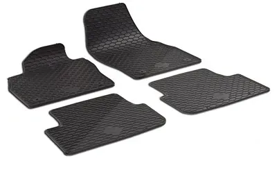 Thomatex Gummi Fußmatten-Set VW Polo 6, Seat Ibiza 5, Seat Arona, Audi A1 für Audi, Seat, VW