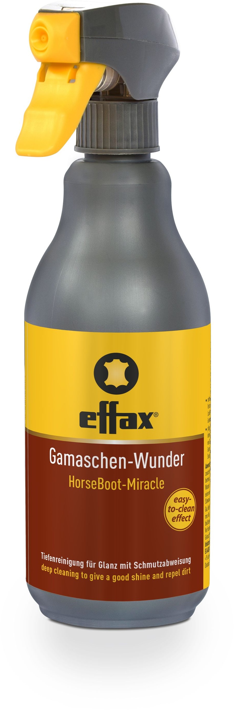 Effax Gamaschen-Wunder 500 ml reinigt Kunststoff Lackleder und Gummioberflächen