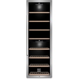 Caso WinePremium 180 Smart, Weinkühlschrank für 180 Flaschen, 2 Zonen für 5-20°C, LED Beleuchtung, mit WLAN und WiFi App, Edelstahl, BEEF!-Edition