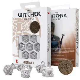 Q Workshop The Witcher Dice Set Geralt The White Wolf