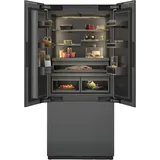 Gaggenau Serie 400 RVY497190 French Door (576 l, 2120 mm hoch, Anthrazit)