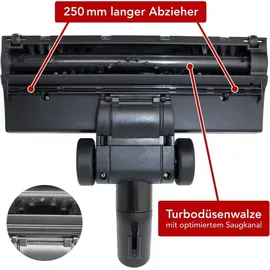 Maxorado Turbodüse passend für Miele Staubsauger S4 S5 S6 S7 S8 STB305-3 Turbobürste C1 C2 C3