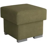 Mirjan24 Polsterhocker, Grün, Textil, Quadratisch, 50x45x50 cm, Wohnzimmer, Hocker, Sitzhocker