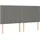 vidaXL Boxspringbett mit Matratze & LED Dunkelgrau 160x200 cm Stoff