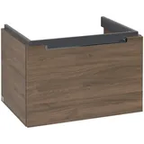 Villeroy & Boch Villeroy und Boch Waschtischunterschrank „Subway 2.0“ A688, Farbe: Arizona Oak, Griff chrom glänzend