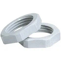 Gegenmutter Kunststoff mit metrischem Gewinde - 27 mm