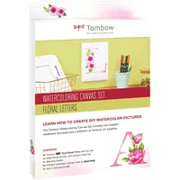 Tombow Watercoloring Canvas Set 4 St. mehrfarbig