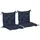 Outsunny Sitzkissen 98 x 50 cm Dunkelblau