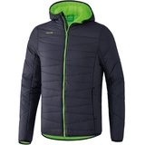 Erima Steppjacke Dunkelgrau/Green Gecko, 116