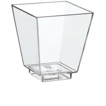 Papstar Fingerfood-Schalen glasklar 50 St. 5 cm x 4,5 cm x 4,5 cm