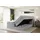altdecor Boxspringbett mit Matratze und Topper, Polsterbett mit, H3- und H4- Matratzen, Bettkasten, und... - Hellgrau