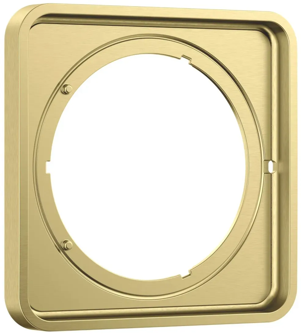 Hansgrohe Verlängerungsrosette AXOR ShowerSelect ID softsquare 5 mm brushed brass, 13640950 13640950