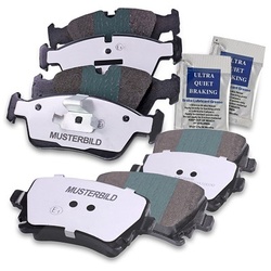 Bestprice 8x Bremsbeläge Vorder- + Hinterachse für Honda