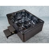 Premium Outdoor Whirlpool Modena 220x156cm + Vollausstattung